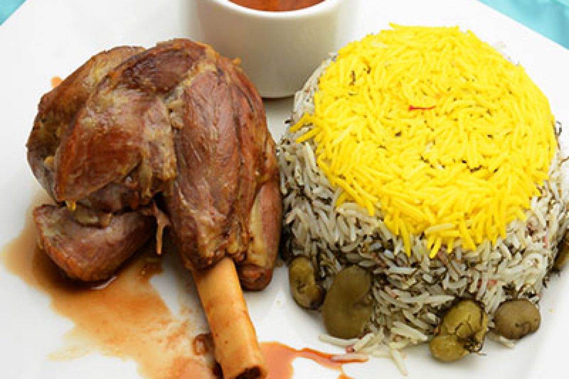 Baghali Polo with Mahicheh